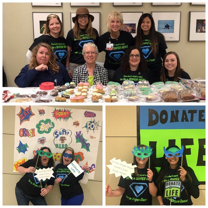 Donate Life Srmc Blue & Green Day T-Shirt Photo