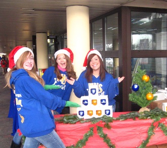 Wiesbaden H.S. Cheerleaders Selling Christmas Ornaments! T-Shirt Photo