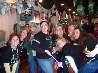The Shakin' Shamrock Girls At Heather's Bachelorette Party T-Shirt Photo