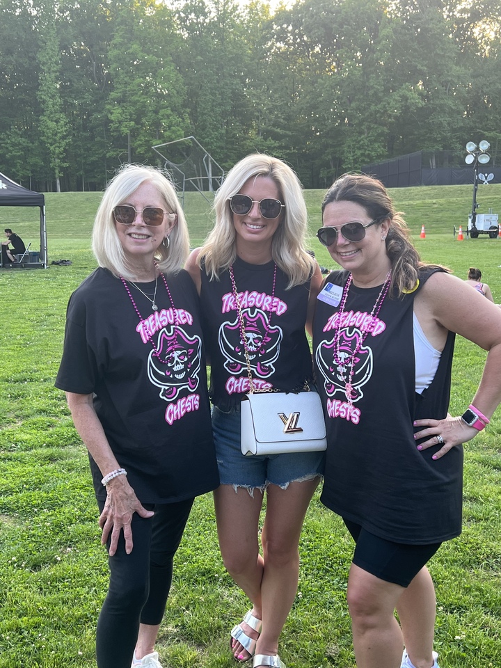 Treasured Chests Cancer Walk  T-Shirt Photo
