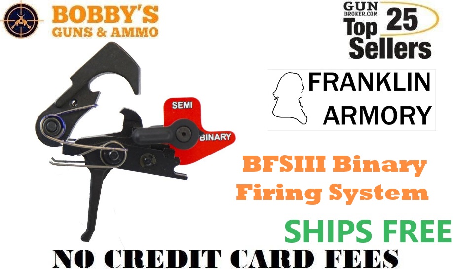 Franklin Armory BFSIII AR-S1 Binary Trigger Firing System For AR ...