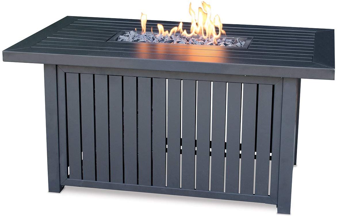 Endless Summer LP Gas Outdoor Rectangular Aluminum Fire Table eBay