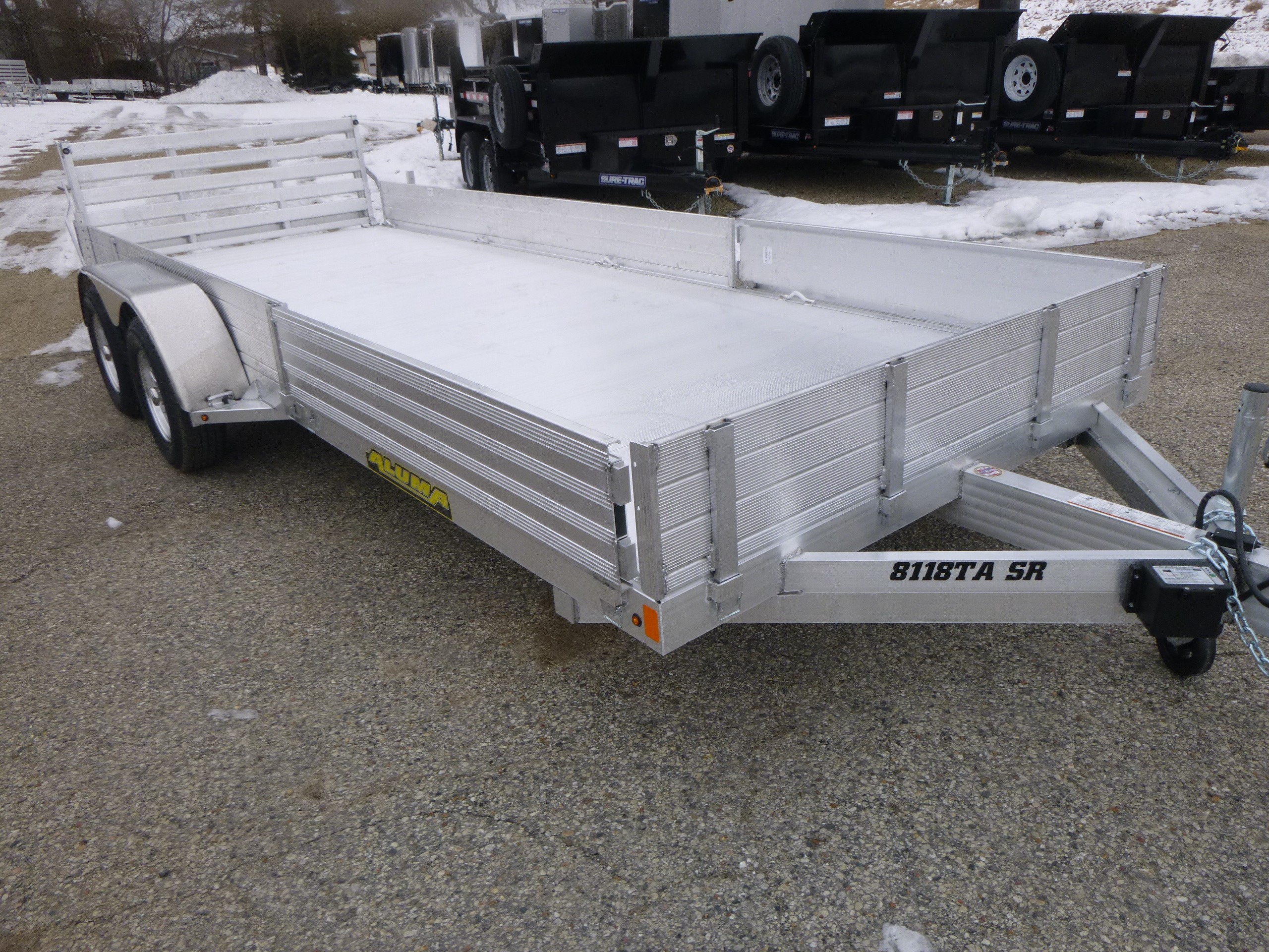 New 2020 Aluma 8118tasr Trailers