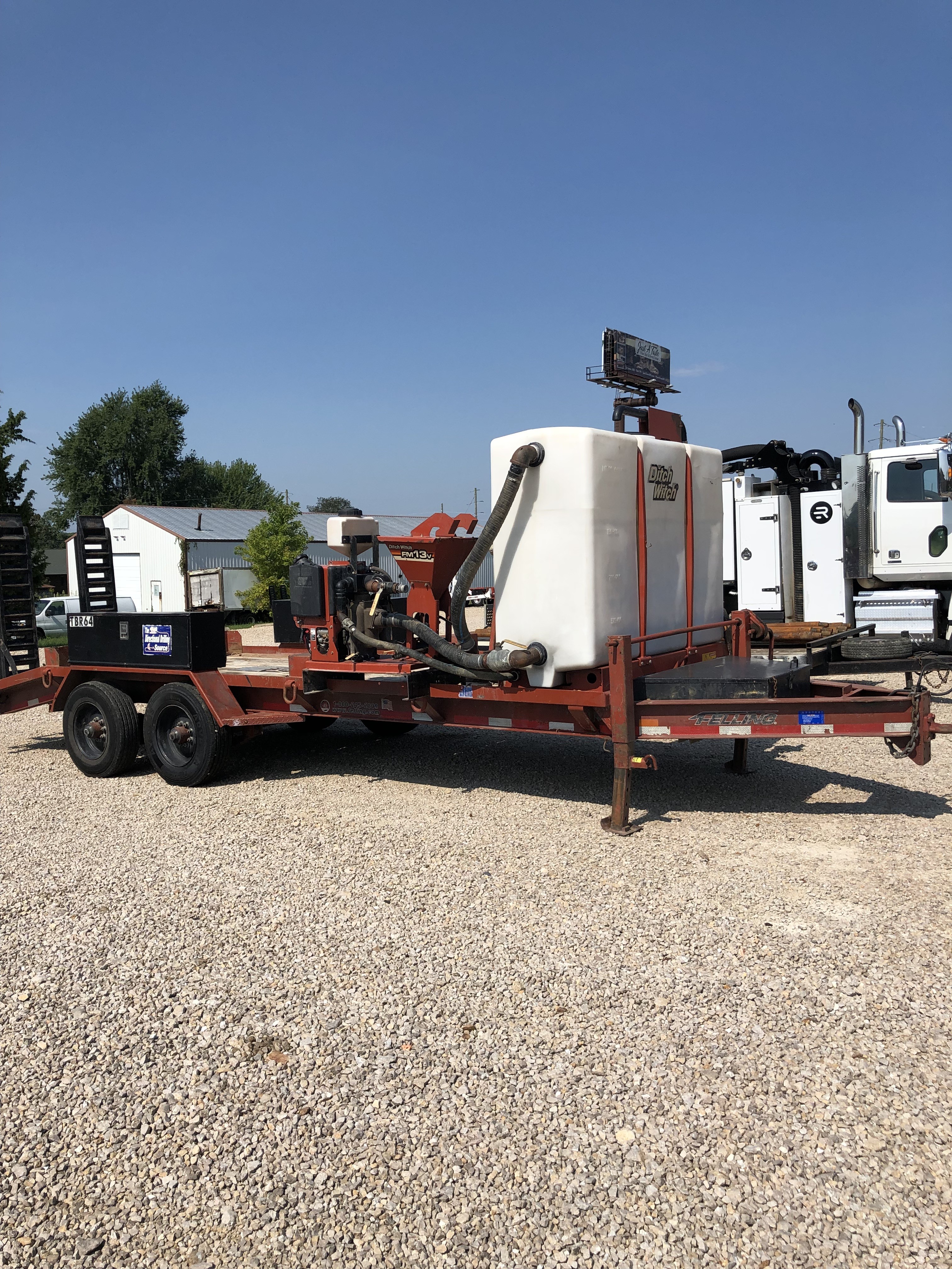 Used 2014 Felling Trailers FT24 Trailer, 25,900 gvw with FM13V Mud