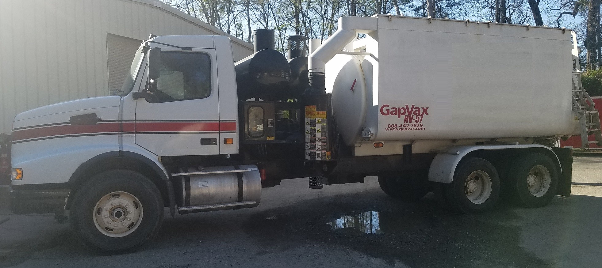 2007 GapVax HV57 Wet/Dry Industrial Vacuum Loader