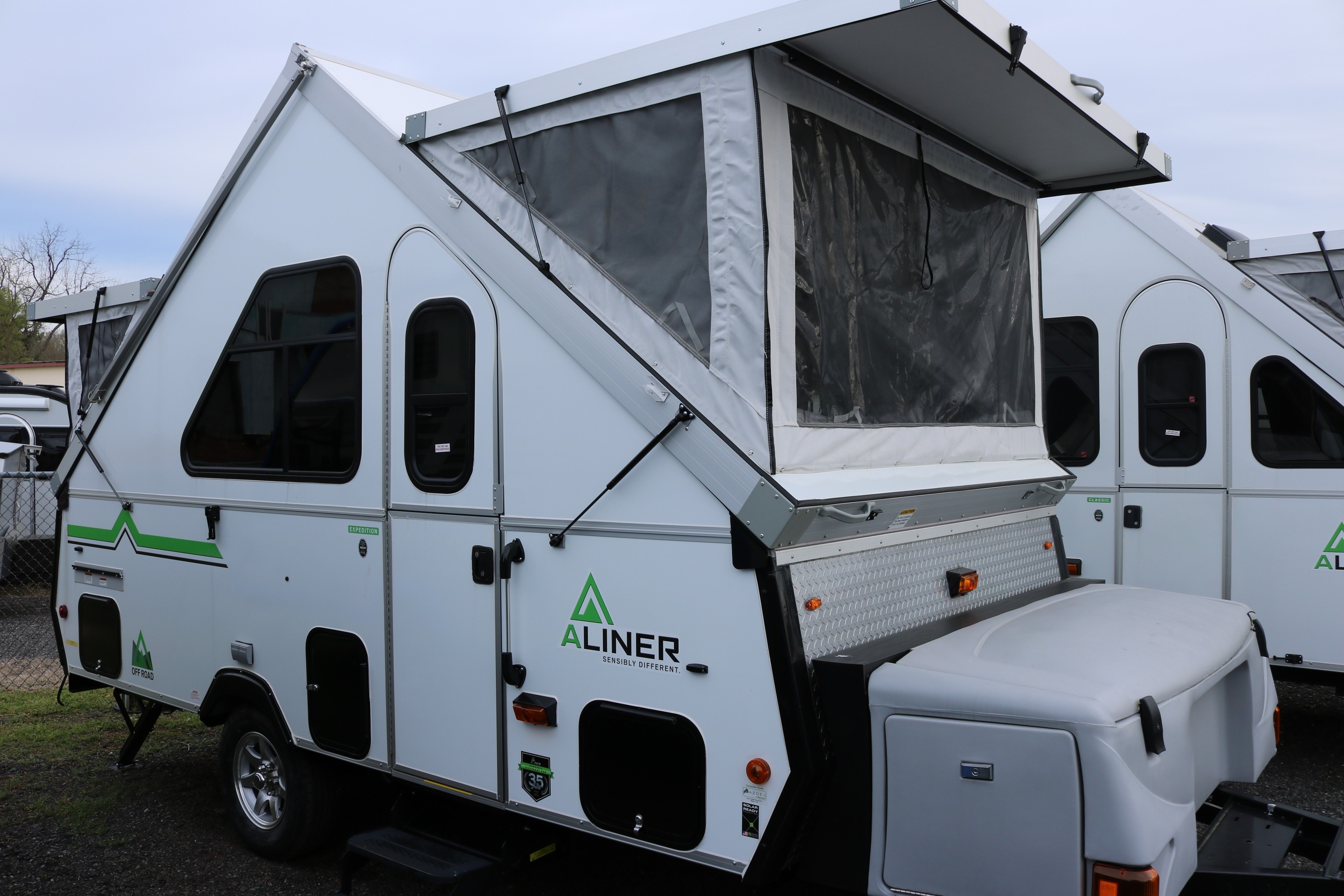 New 2019 Aliner Expedition Front And Rear Soft Dormers In Orange Va
