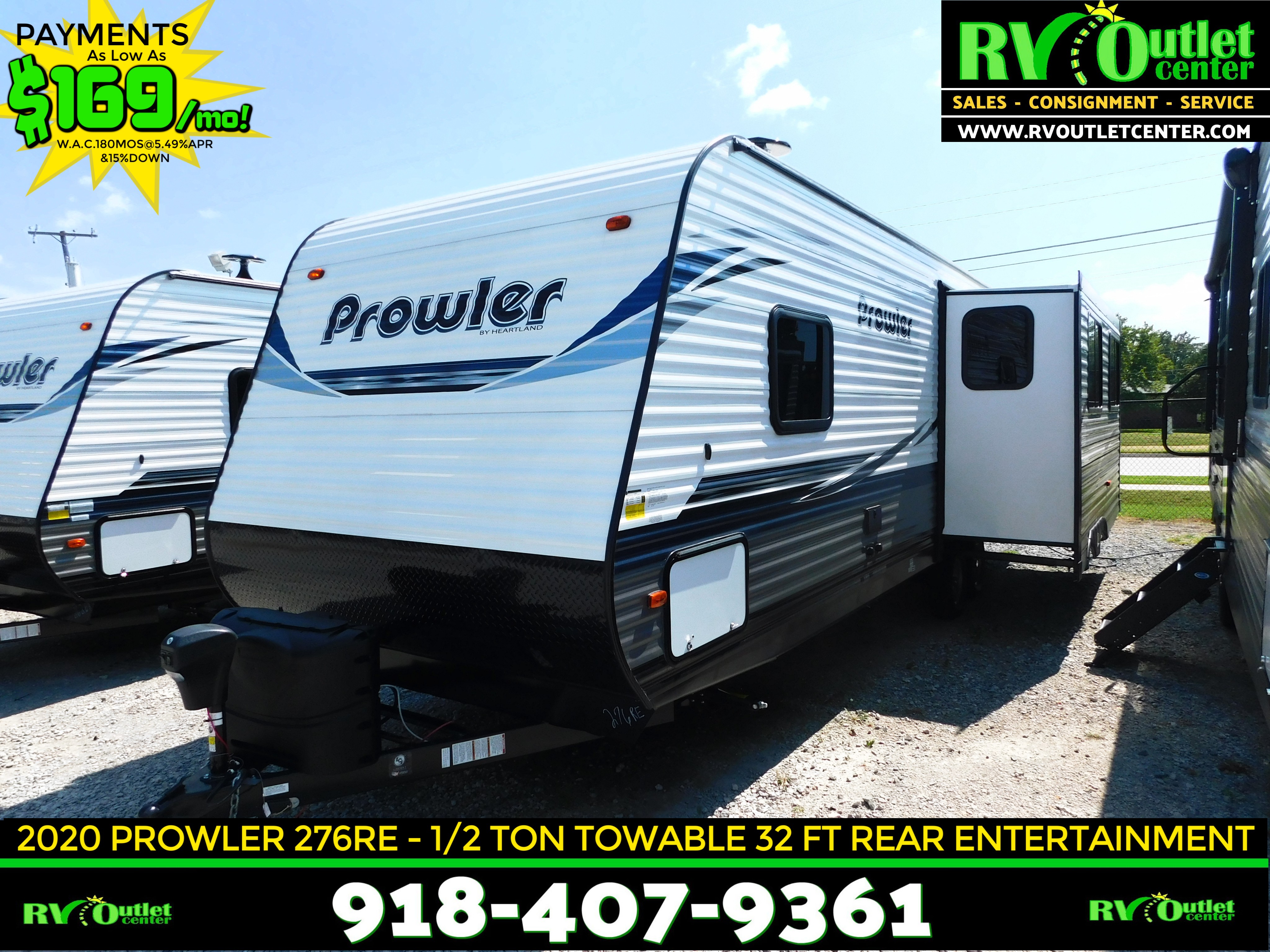 New, 2020, Prowler by Heartland, 276RE, Travel Trailers