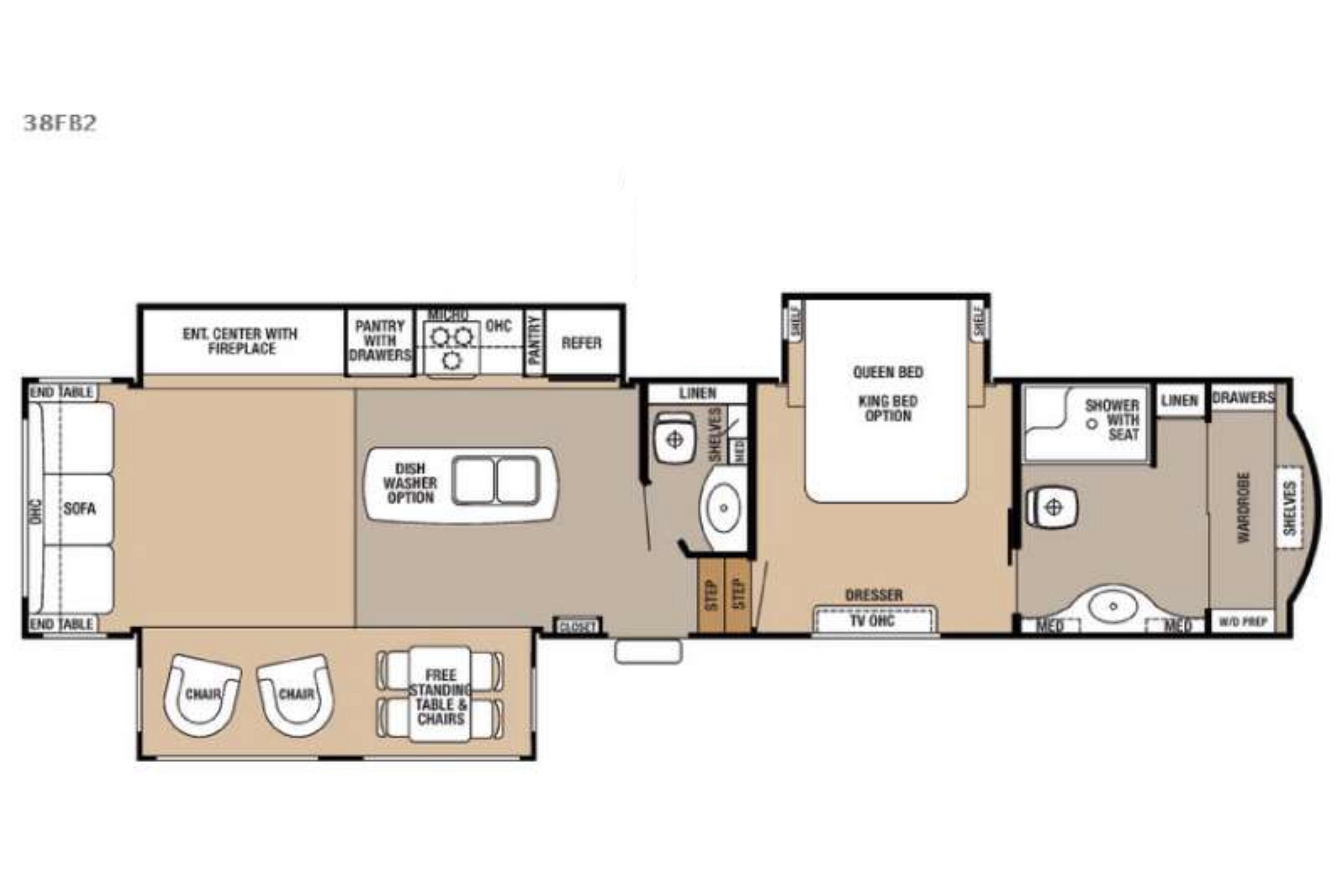 Used 2017 Forest River Cedar Creek Hathaway Edition Model 38fb2