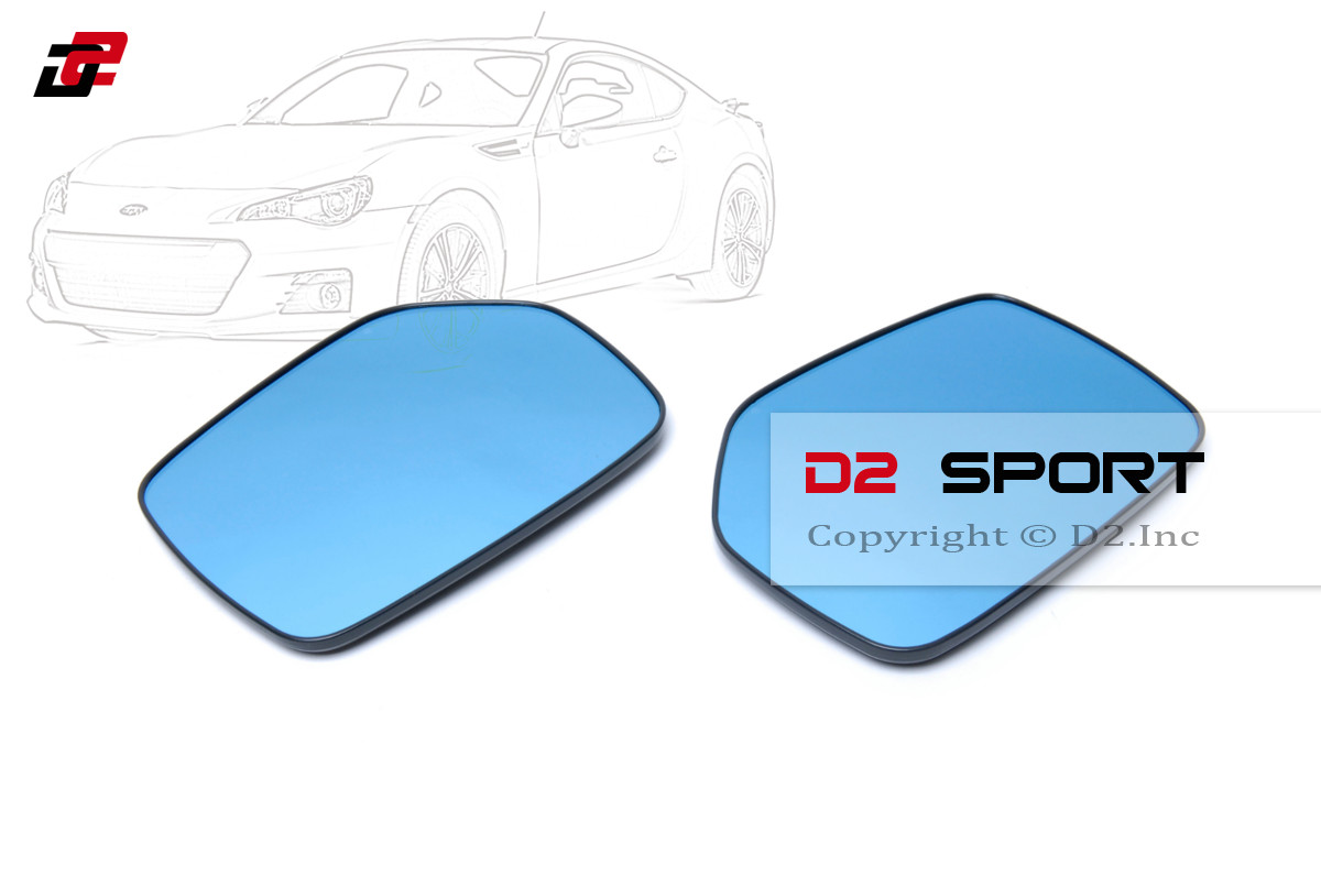JDM Blue Tinted Side Door View Polarized Mirrors fits Subaru Impreza VAB STI WRX eBay