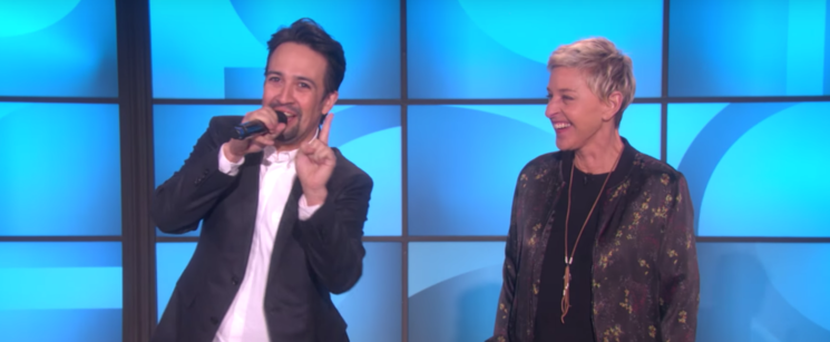 Lin-Manuel Miranda Freestyle Rapping On "The Ellen Show ...