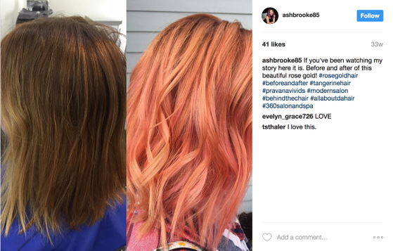 Tangerine Hair Is The Latest Beauty Trend And It S Basically Just
