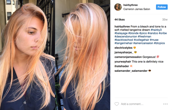 Tangerine Hair Is The Latest Beauty Trend And It S Basically Just