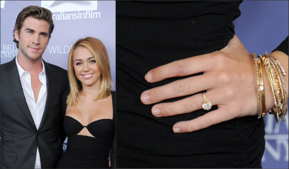 Dress Miley Cyrus Liam Hemsworth Wedding Ring Miley Cyrus Wedding