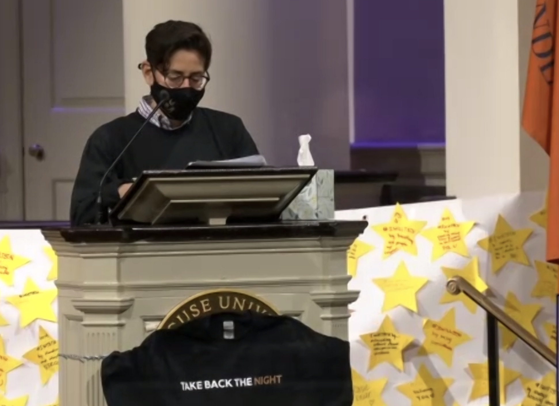 Students rally against sexual assault at virtual Take Back the Night - Vimarsana News