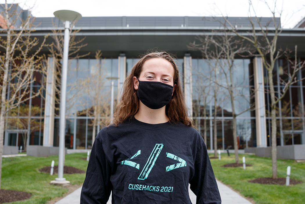 How Caitlin Sanders carved out time as Otto the Orange, CuseHacks founder - Vimarsana News