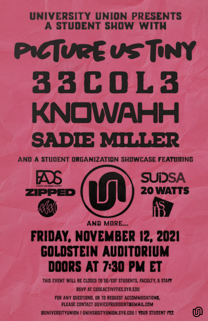 4 student acts to perform at UU fall 2021 Student Show Nov. 12 - Vimarsana News