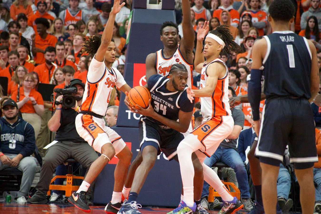 Syracuse comes back with 1st-half run, defeats Georgetown, 83-64 - Vimarsana News