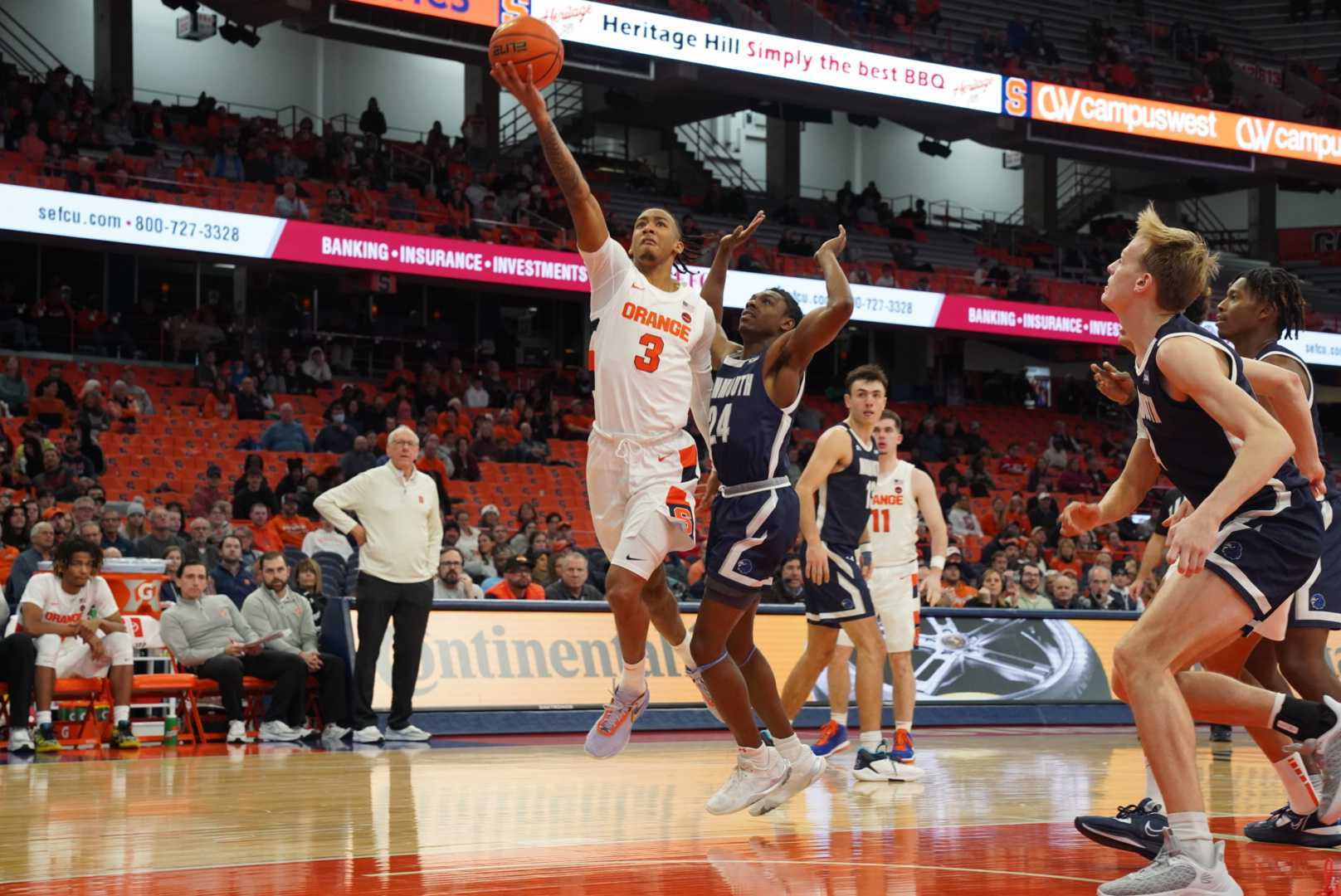 Syracuse uses 2nd-half run to pull away from Monmouth, wins 86-71 - Vimarsana News