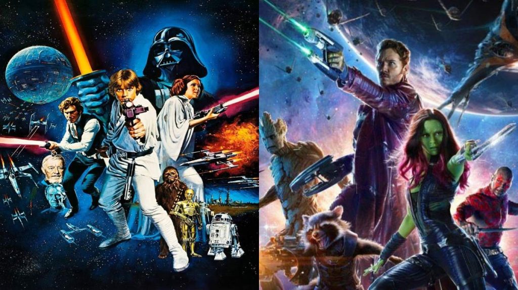 Así inspiró Star Wars a Guardians of the Galaxy en el cine