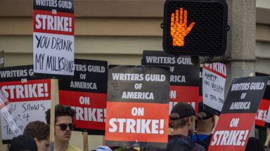 huelga de guionistas y actores