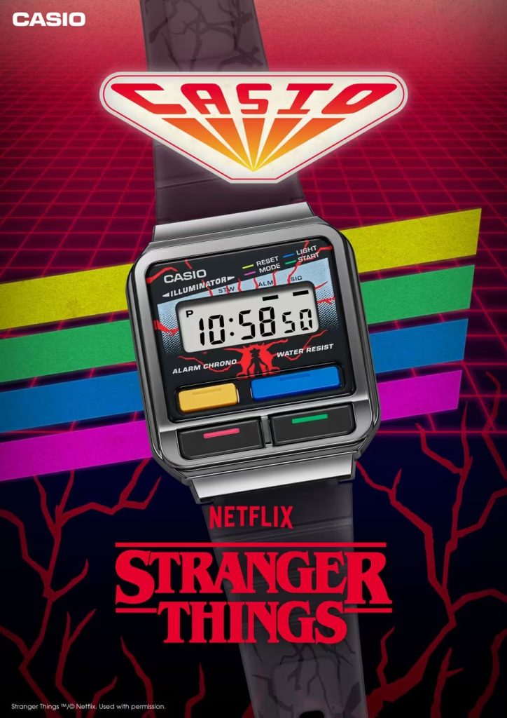 reloj casio de stranger things