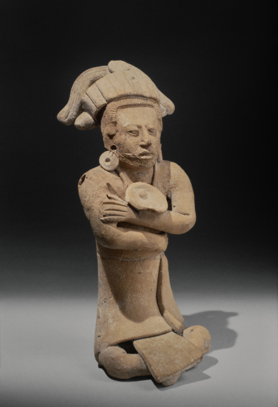 Jaina-style Whistle Figurine of a Seated Male | Denver Art Museum