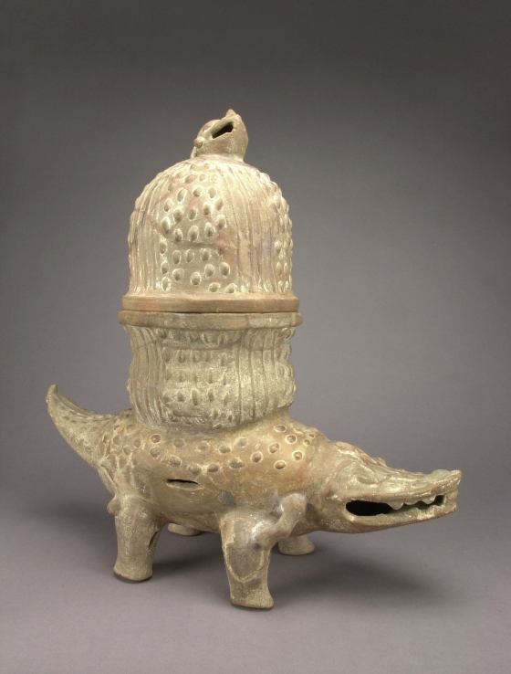 Modeled Crocodile-Form Incense Burner | Denver Art Museum