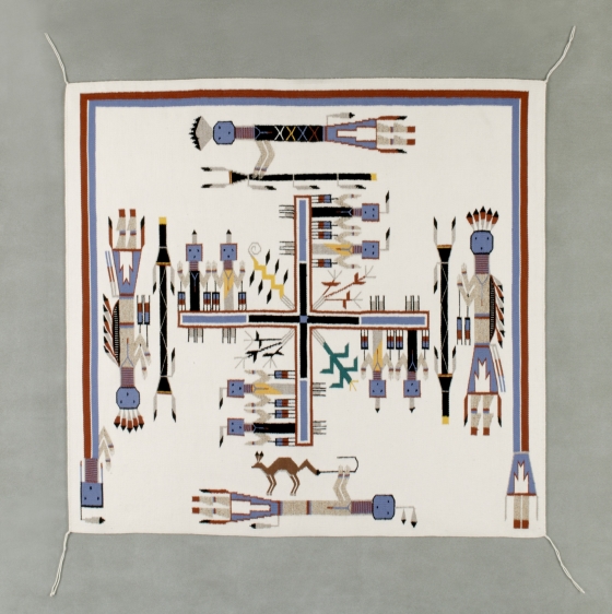 Textile by Brenda Crosby, Diné (Navajo), 1958 - by Brenda Crosby, Diné (Navajo), 1958 -