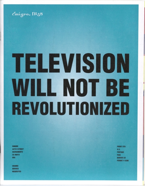 Emigre 58, Everyone is a Designer: Manifest for the Design Economy by Rudy VanderLans (Dutch), Zuzana Licko (Slovak)