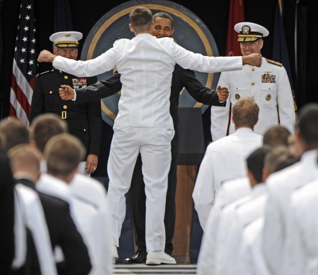 The Obamas in Maryland