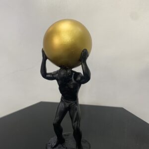 MAN WITH BALL STATUE 4196