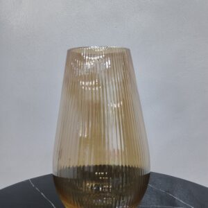 BROWN GLASS VASE 4755