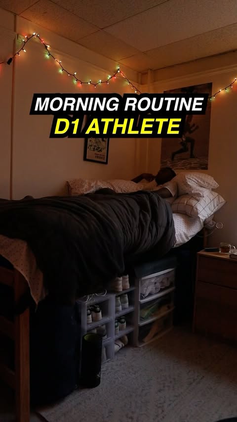 Morning routine of a D1 Athlete #shorts #reels #explore #track #trackandfield #d1 #athlete #d1athlete #sport #college #fordham #basketball #morning #morningroutine