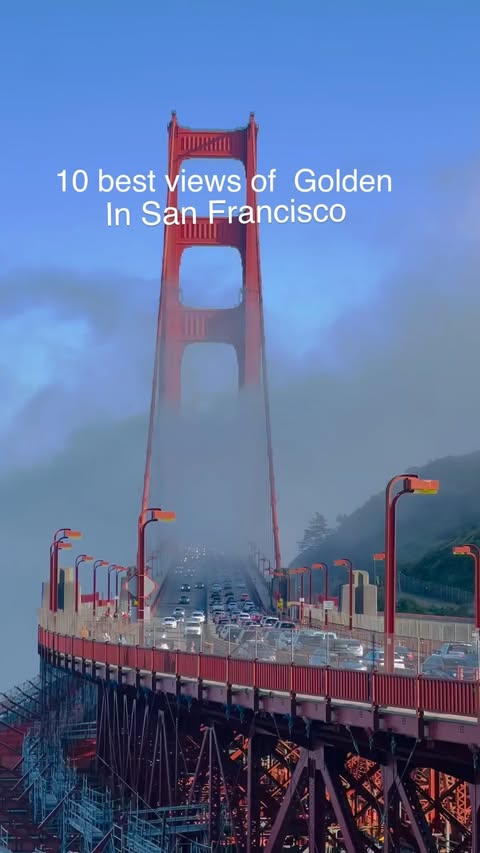10 best views of Golden Gate Bridge in San Francisco 🌁

It is the most iconic spot in San Francisco and here’s the list of the most amazing spots around this landmark! 

1. Battery Spencer
2. Hawk Hill
3. Slacker Hill
4. Fort Point
5. Golden gate ob