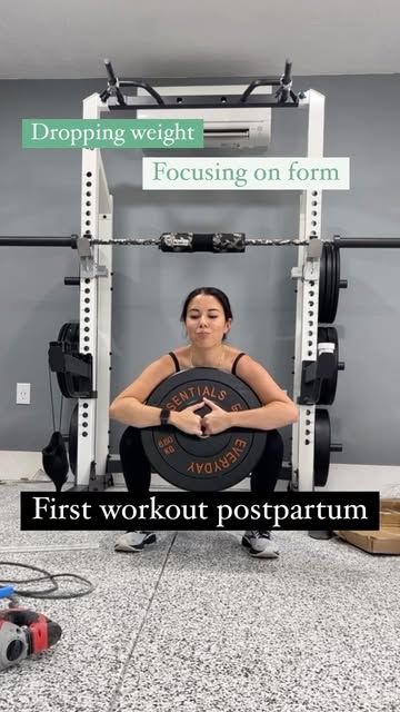 First workout postpartum was rough!

I could barely make it through 30 mins of lifting.
My legs started locking up.
My form needed so much focus.

It was definitely humbling. Remembering to drop weight, focus on my form and remember my why is what go