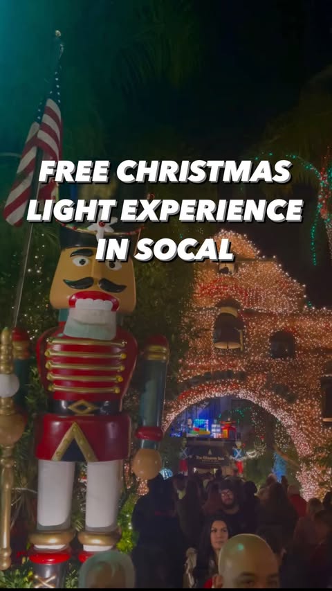 FREE Christmas Light Experience in Southern California🎄

The Festival of Lights officially begins November 18th and will be here until January 7th, 2024.

This experience is located at Riverside, CA’s Mission Inn Hotel & Spa. The Festival of Lights 