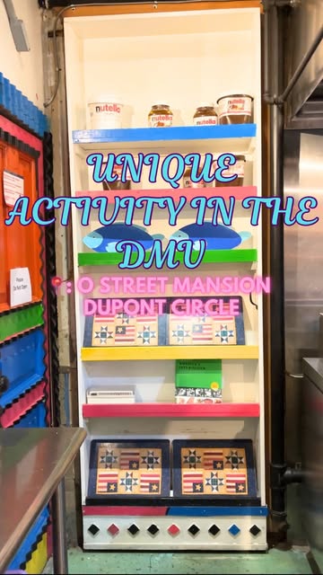 1 of my fav museums in DC @omansion. There’s 100 rooms and 80 secret doors to explore spanning 5 townhouses and 4 floors plus a garden. ⛲️We found 21/70 secret rooms. 🤫You’re above average if you find more than 2 secret rooms. 🚪The secret rooms cou