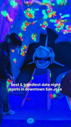 so many new spots popped up in dtsj in the last year! save the ones you haven't been 🫶

📍Urban Putt - for an immersive mini golf experience
 featuring the coolest glow in the dark lighting
📍The Pressroom - for the newest & trendiest elevated
dinin