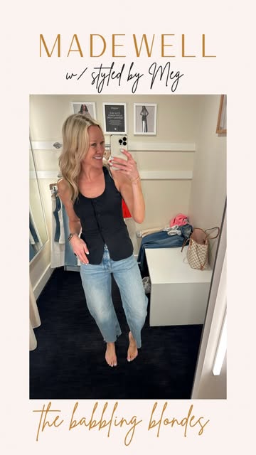 Dress the vest with @stylebymegk! We recently went shopping at @madewell and fell in love with all their current vests! Head to my stories to shop these looks! 
. 

You can also comment “vest” and I’ll send you a direct link to shop my outfits! 

#ma