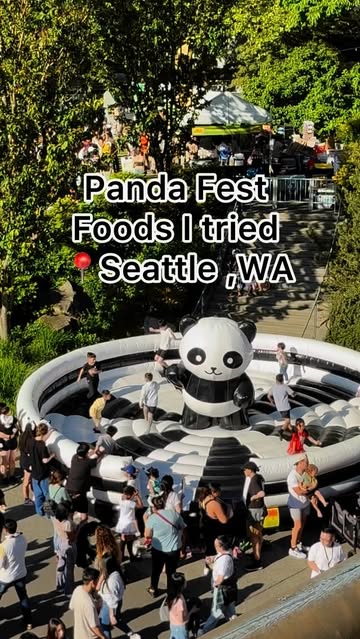 🐼 PANDA FEST SEATTLE!🎉 @pandafestseattle @pandafests 

The world’s first panda-themed food & culture festival is here—June 6-8, 2025 at Seattle Center Fisher Pavilion 

What to expect:
✅ Asian food & drink vendors 
✅ Giant panda inflatables & bounc