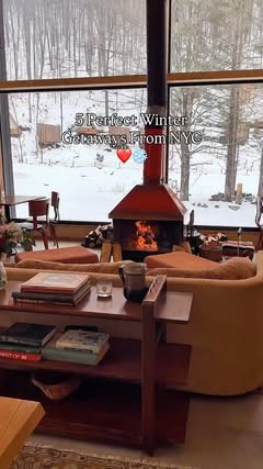 Which one are you escaping to this winter? 👀❄️✨ Cozy cabins, mountain views, fireplaces and all just a few hours from the city! I’ll answer any questions on the stays in the comments! 

📍 Featured stays: • Eastwind Oliverea — 212 McKenley Hollow Rd