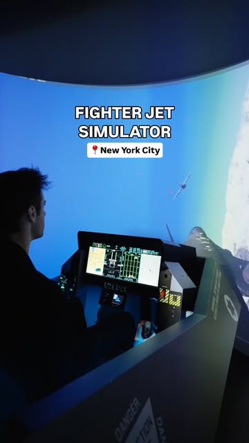 Live out your Top Gun dreams at @thesquadronnyc 👨‍✈️✈️ The world's largest F-35 simulator center located in the World Trade Center 🏙️ Link in bio @NYbucketlist for full details + to book 🛫  Tag someone who should go with you! #NYbucketlist #partne