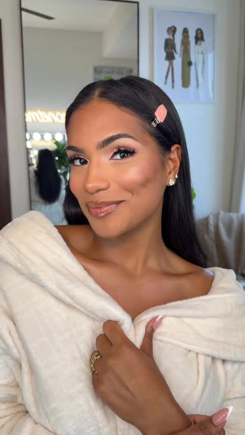 pink glam makeup tutorial ✨💕🎀💅🏽no i’m obsessed i’m gonna try new colors every day i think BOWWW