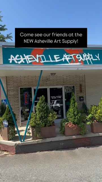Cheap Joes may have closed but we are THRILLED that @ashevilleartsupply has opened in its spot with many of the familiar faces and great supplies you’ve relied on!  Visit today for their grand opening or some day very soon!