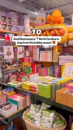 🛍️ Save this list of some favorite small businesses I love to shop from all over North Carolina during the holidays! There are sooooo many more amazing ones, so please shoutout your faves in the comments! 

@edgeofurge 
📍Wilmington & Raleigh

@litt