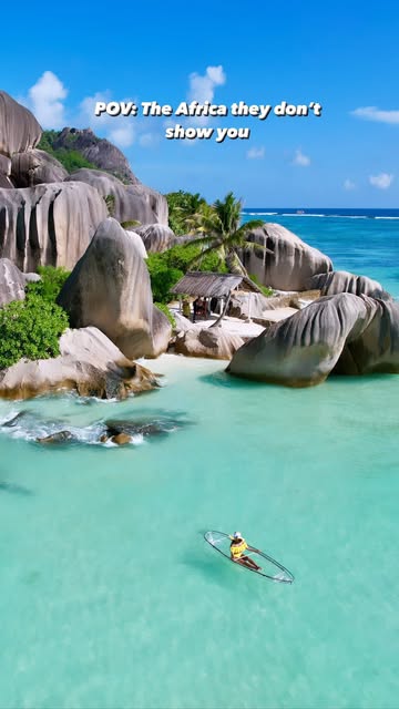 La Digue island in Seychelles has THEE most picturesque beaches I’ve ever seen. I have been to Zanzibar, Bali, Bora Bora, Madeira, etc. and been in awe of the beaches there. But, something about La Digue hit different for me.   
   
The beauty of Afr