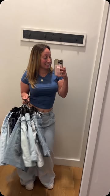 I tried on every pair of denim shorts American Eagle had in the store today.  They’re all linked in my LTK! 

Comment SHOP below to receive a DM with the link to shop this post on my LTK ⬇ https://liketk.it/59nlM #ltkmidsize #ltksalealert #ltkseasona