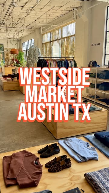 @westside_mkt is a NEW curated marketplace with handmade goods, vintage items, clothes/accessories, books, local artwork, and more! Complete with Austin’s top coffeeshop @desnudocoffee along with @michelineguide recommended @lasantabarbacha taco food