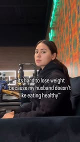 Wdym he doesn’t like eating healthy? 

Healthy eating doesn’t have to mean plain chicken, rice, and broccoli every night. You can make nourishing meals that actually taste good!

Husbands — support your wife’s goals instead of making her journey hard