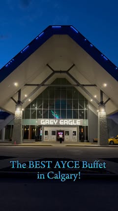 𝐆𝐫𝐞𝐲 𝐄𝐚𝐠𝐥𝐞 𝐑𝐞𝐬𝐨𝐫𝐭 𝐚𝐧𝐝 𝐂𝐚𝐬𝐢𝐧𝐨 🎰
@greyeagleresort 
📍3777 Grey Eagle Dr - Calgary, AB 

Welcome to grey eagle casino, where they serve the best AYCE buffet in the city! 🙌🏼😍 Their menu specials changes daily, serving deliciou